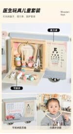 Wall Game - One Elephant Montessori 5-in-1 Wooden Train Activity Panel - Image 6