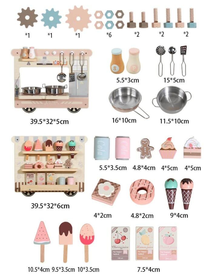 Wall Game - One Elephant Montessori 5-in-1 Wooden Train Activity Panel - Image 9
