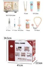 Wall Game - One Elephant Montessori 5-in-1 Wooden Train Activity Panel - Image 8