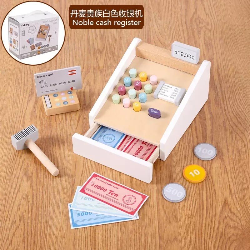 IMG_9622 Wooden White Cashier - Kabeiqi - Image 1