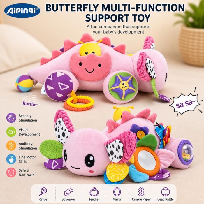Aipinqi Soft Baby Sensory Axolotl For Tummy Time - Image 5