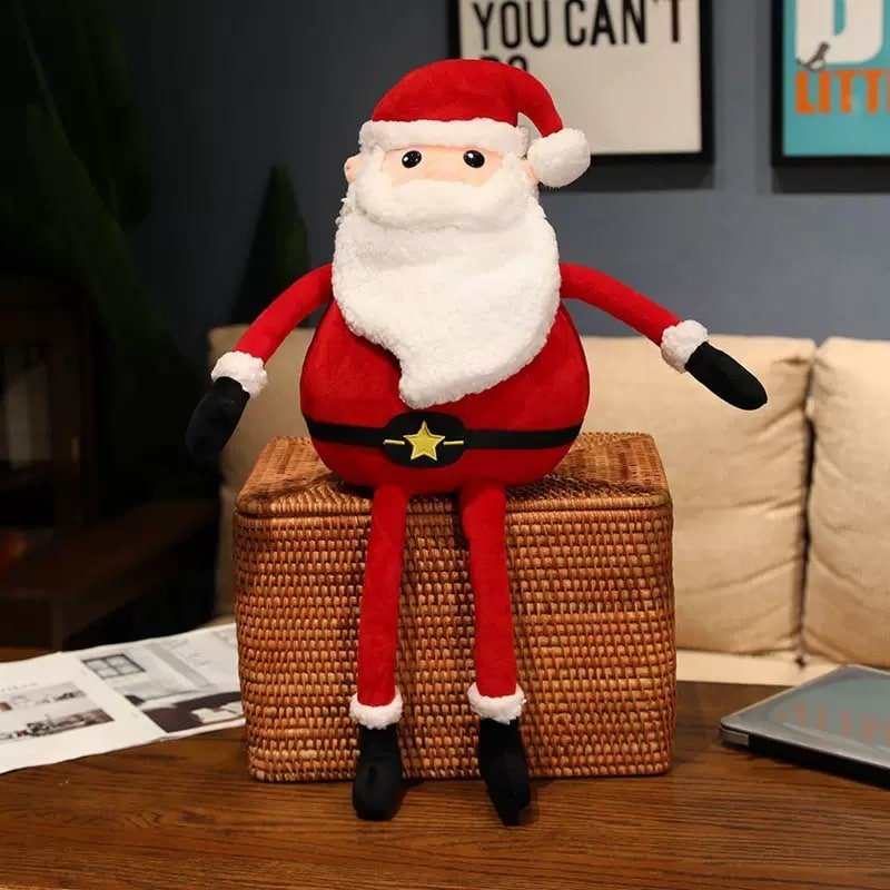 IMG_1938 Plush - Papa Noel 60 cm - Long Legged Santa Claus - Image 1