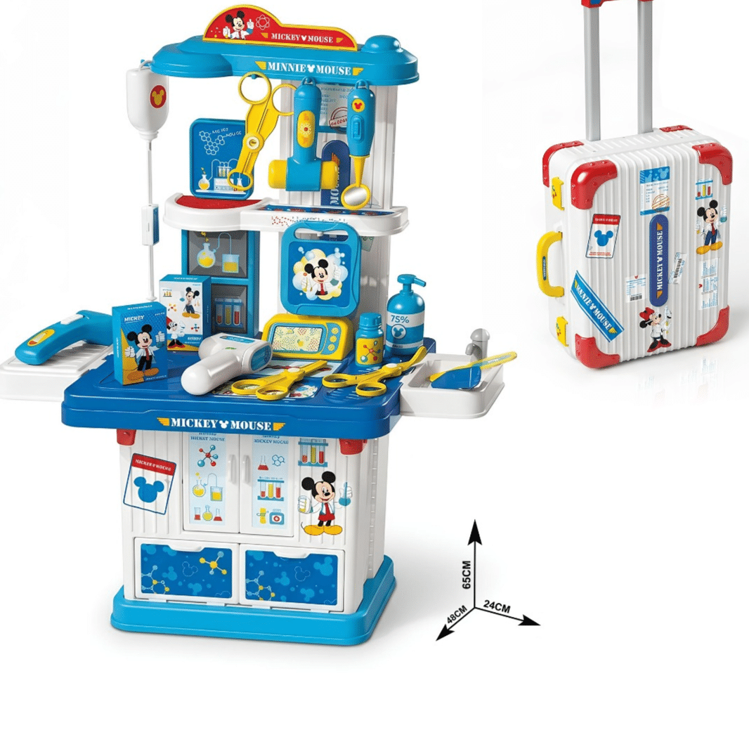 IMG_7914 Disney Mickey Mouse 3-in-1 Doctor Set Suitcase - Image 1