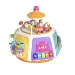 Multifunctional Toddler Activity Cube & Learning Table - Rotating Treasure Chest - Image 5