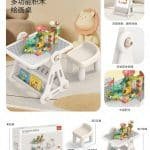 3-in-1 Multifunctional Kids Activity Table & Chair Set