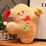 Plush - Gingerman Bread With Christmas Star Wishing Plush